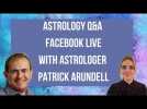 Interview with Astrologer Patrick Arundell - Facebook LIVE 24th July 2019