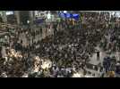 Hong Kong protesters kick off three-day airport rally