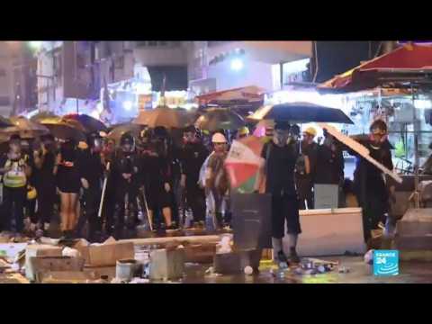 Hong Kong: Police fire tear gas and arrest 36, youngest aged 12