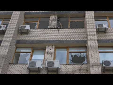 Office building in Kiev hit by rocket-propelled grenade