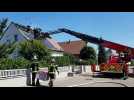 Une toiture en feu &agrave; Lutterbach - Label : L'Alsace - Category : News
