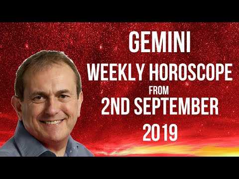 Gemini Weekly Astrology Horoscope 2nd September 2019 - a property or home change are in the works...