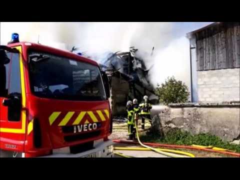 Incendie d'une ferme de Malpas