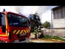 Incendie d'une ferme de Malpas