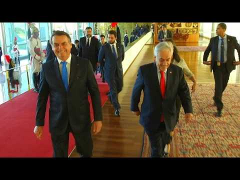 Chile's Pinera meets with Brazil's Bolsonaro in Brasilia