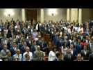 Ukraine's newly elected parliament takes office