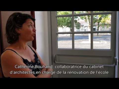 Dole: visite de pré-rentrée à l'école Wilson