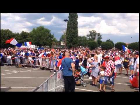 Coupe du monde : l'ambiance d'avant-match dans la fan zone de Montbéliard