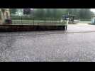 Orage du 29 avril Haute-Saône Grêle à Selles