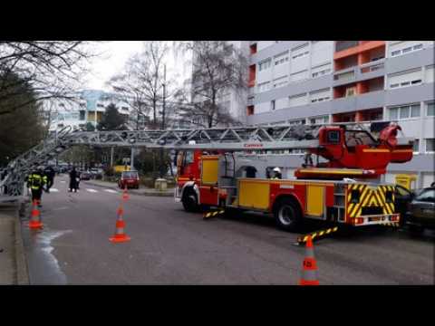 Incendie dans un immeuble du quartier Planoise à Besançon