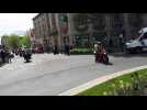 Les motards de "Une rose, un espoir" arrivent à Toul