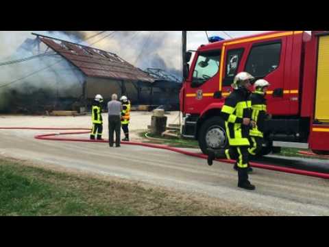 Haut-Doubs Incendie à la scierie de La Planée