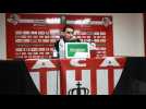 La réaction de Didier Tholot après sa première défaite avec l'ASNL (2-0 à Ajaccio)