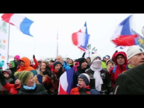 Coupe du monde de combiné nordique à Chaux-Neuve.