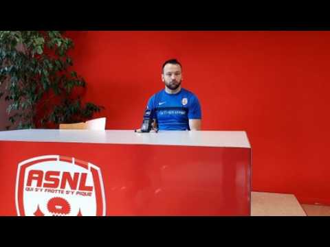 Geoffrey Jourdren parle de la concurrence entre gardiens à l'ASNL avant le match à Niort
