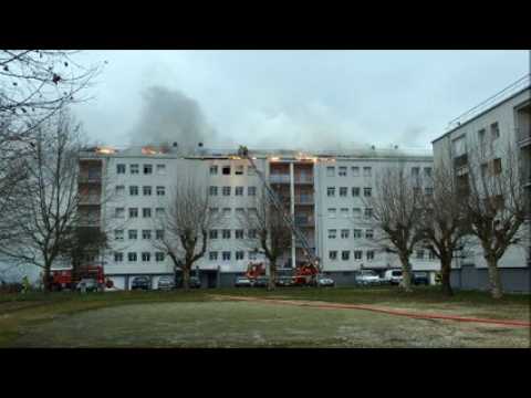 Incendie d'un immeuble à Audincourt : 40 logements évacués
