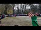 Le d&eacute;part des benjamines au cross de l'UNSS 54 - Label : L'Est Républicain - Category : News