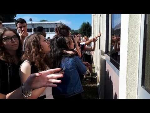 L'euphorique attente des résultats au lycée Raymond-Poincaré de bar-le-Duc