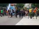 Manifestation anti-Bure à Bar-le-Duc : protection du Crédit Agricole