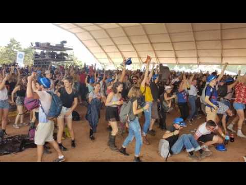 Eurockéennes : l'explosion de joie des supporters après la victoire de la France