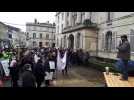 Bar-le-Duc : manifestation contre le plan colléges devant la préfecture
