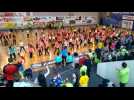 Vesoul : un flashmob pour la fin du championnat de France de handball adapté