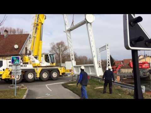 Le pont-levis de Courcelles-les-Montbéliard reprend du service