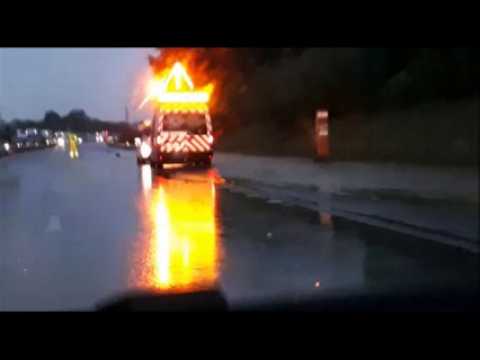 Coulée de boue A36 à hauteur de Burnaupt-le-Haut (68)