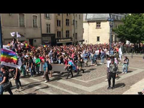 Le défilé de la Gay pride à Nancy