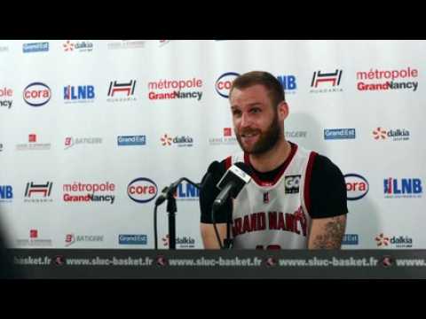 La réaction de Gaëtan Clerc après l'élimination du SLUC en Playoffs 2018