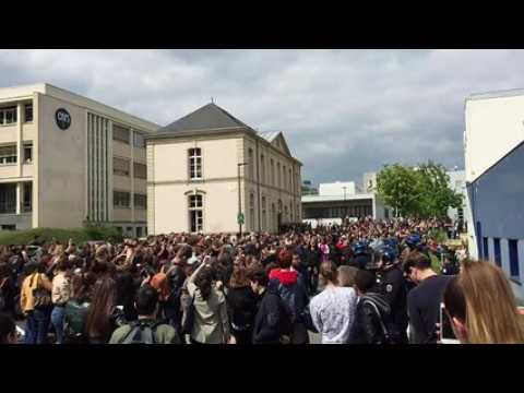 Campus Lettres de Nancy : les forces de l'ordre interviennent pour débloquer l'amphithéâtre