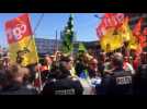 Nancy Les cheminots manifestent pendant la venue du Premier ministre
