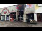 Besançon : incendie nocturne de la station de lavage auto Clean’Auto 3000