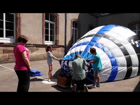 Lunéville : les élèves de Sainte-Jeanne-d'Arc initiés au monde des montgolfières