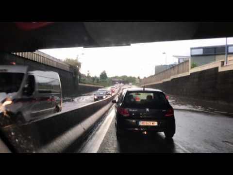 Nancy : circulation fortement ralentie à Nancy après le passage de l'orage