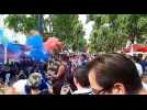 Finale de la coupe du monde : la Marseillaise depuis le quai de Londres à Verdun
