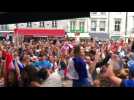 Besançon explose de joie après le coup de sifflet final. La France est championne du monde
