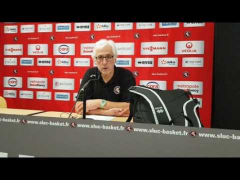 La réaction de Christian Monschau après SLUC - Aix (75-58)