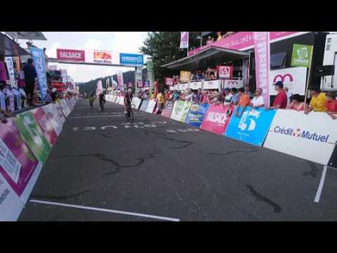 L'arrivée de l'étape du Tour d'Alsace en Haute-Saône