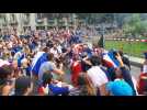 Célébration en deux temps de la victoire des Bleus sur la place Ronde de Toul