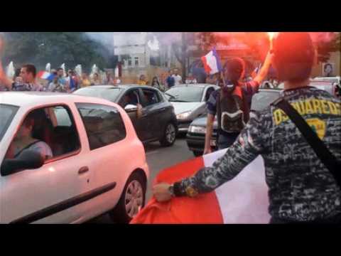 Après la victoire de la France, la fête se poursuit dans les rues de Belfort