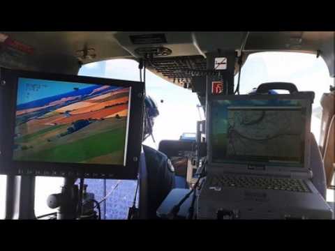 L'hélicoptère de la gendarmerie scrute la RN4 entre Pagny-sur-Meuse et Ligny-en-Barrois