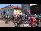 Le départ de l'étape du tour d'Alsace à Vesoul
