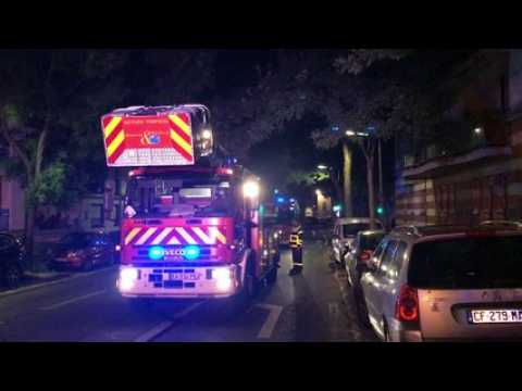 Incendie d'un immeuble rue Pichon à Nancy