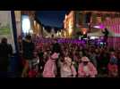 Le départ de la Crazy Pink run à Pontarlier