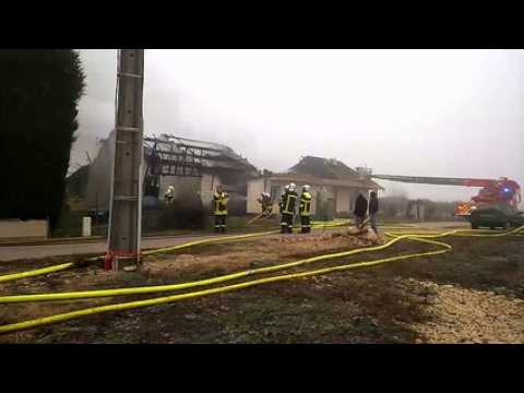 Incendie à Flirey (54)