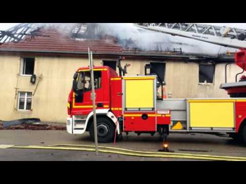 Les pompiers en action à Arc-sous-Cicon