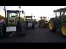 Mardi 3 septembre 2015, à l'aube, les agriculteurs rejoignent Paris