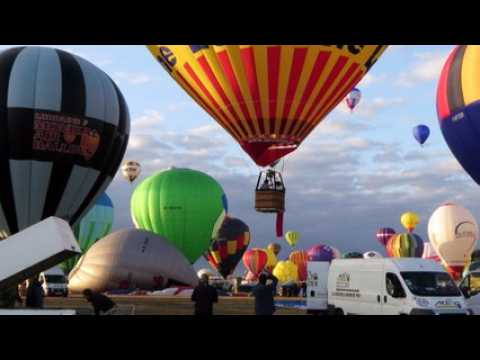 Lorraine Mondial Air Ballons : décollage à l'aube
