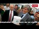 Un agriculteur de Haute-Saone offre a Stephane Le Foll un pot de cinq kilos de...